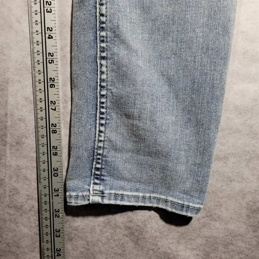 Silver Jeans Authentic Denim Womens‎ 2 Curvy High Slim Straight 25x32 *